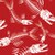 Red Fish Skeleton