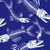 Blue Fish Skeleton