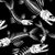 Black Fish Skeleton